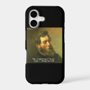 Ludwig Feurbach & Atheist Quote iPhone 5 Case