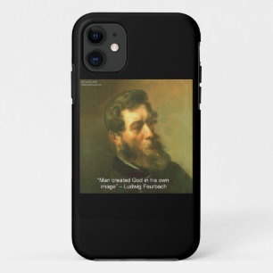Ludwig Feurbach et citation athée iPhone 5 Coque
