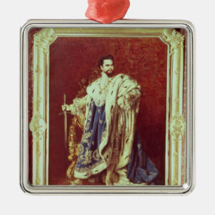 Ludwig II 1887 Metal Ornament
