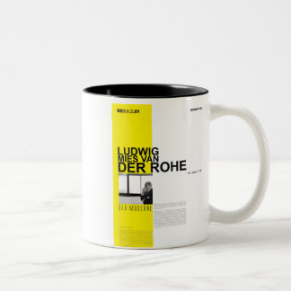 Ludwig Mies Van Der Rohe Two-Tone Coffee Mug