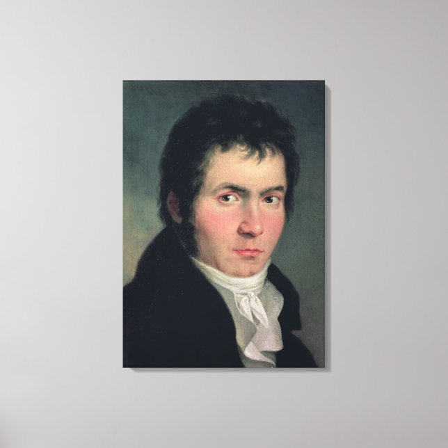 Ludwig van Beethoven , 1804 Canvas Print (Front)