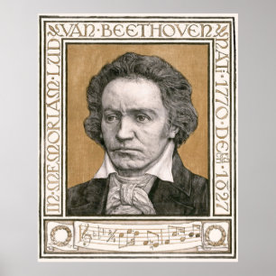 Ludwig van Beethoven by Anton Derkinderen Poster