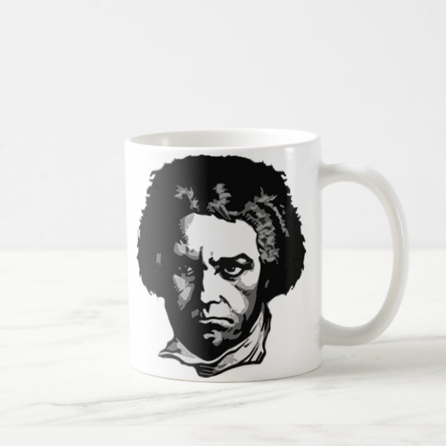 Ludwig Van Beethoven Coffee Mug (Right)