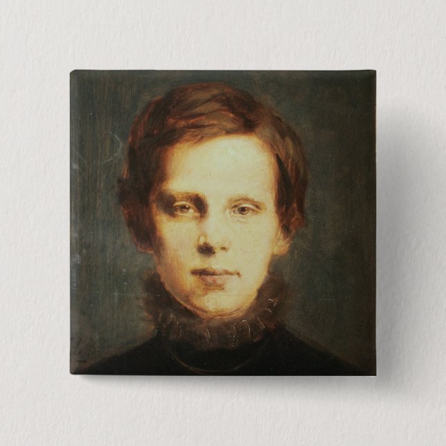 Ludwig van Beethoven , German composer 2 Inch Square Button (Front)