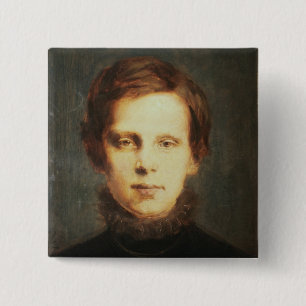 Ludwig van Beethoven , German composer 2 Inch Square Button