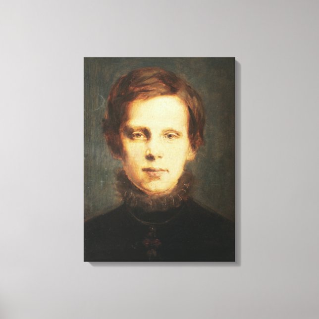 Ludwig van Beethoven , German composer Canvas Print (Front)
