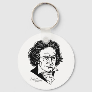 Ludwig van Beethoven Keychain