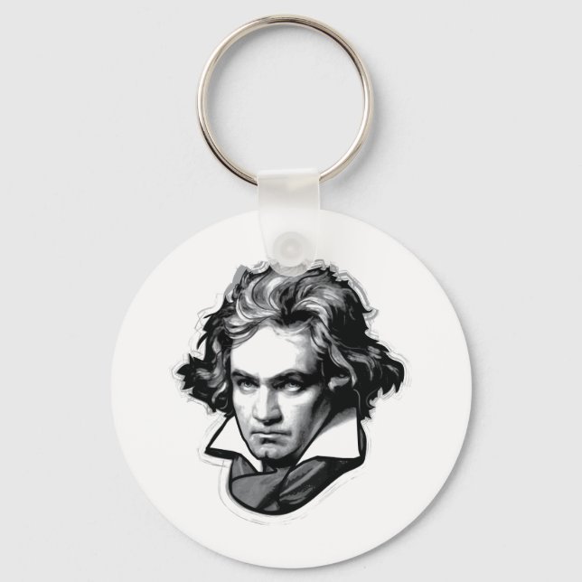 Ludwig van Beethoven Keychain (Front)