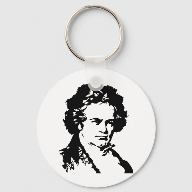Ludwig van Beethoven Keychain (Front)