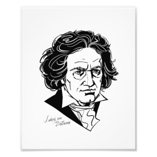Ludwig van Beethoven Photo Print