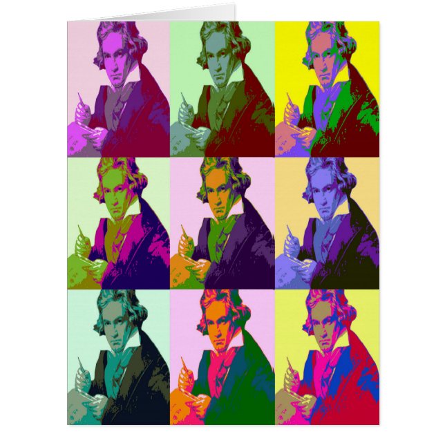 Ludwig Van Beethoven Pop Art (Devant)