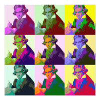 Ludwig Van Beethoven Pop Art