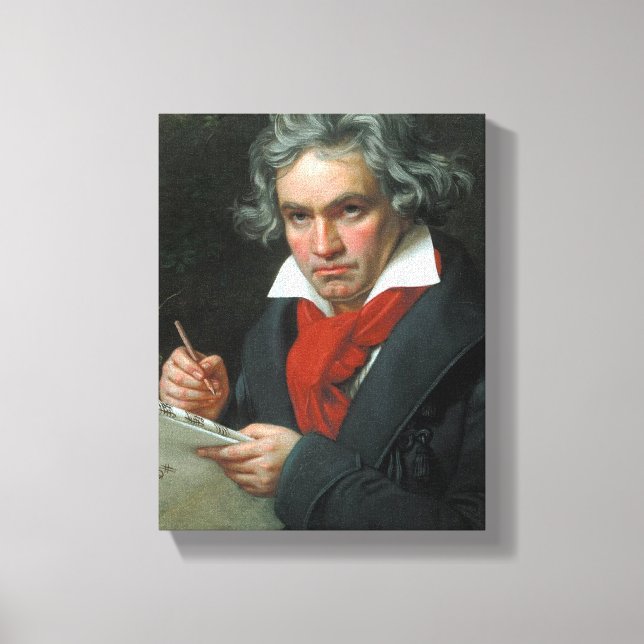 Ludwig van Beethoven Portrait Canvas Print (Front)