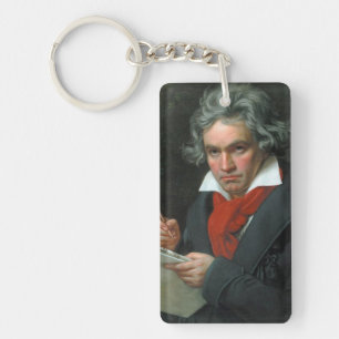 Ludwig van Beethoven Portrait Keychain