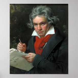 Ludwig van Beethoven Portrait Poster