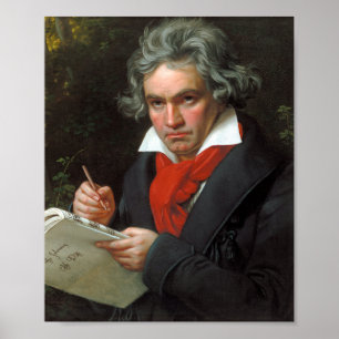 Ludwig van Beethoven Portrait Poster