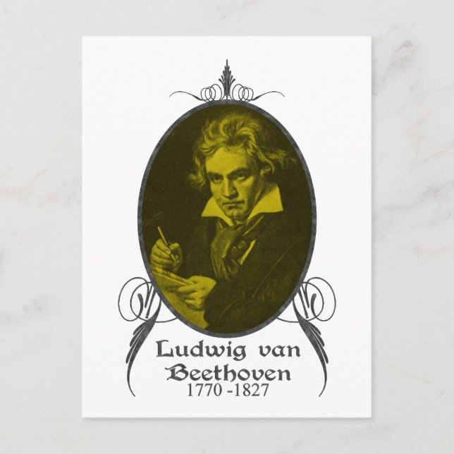 Ludwig van Beethoven Postcard (Front)