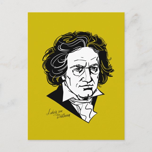 Ludwig van Beethoven Postcard (Front)
