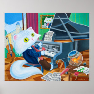 “Ludwig van Caathoven” Poster