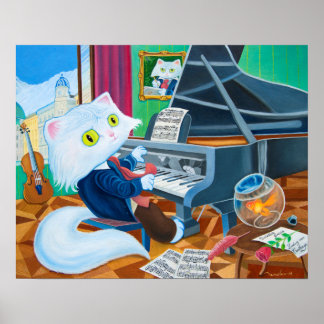 “Ludwig van Caathoven” Poster