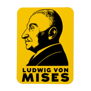 Ludwig von Mises Premium Flexi Magnet