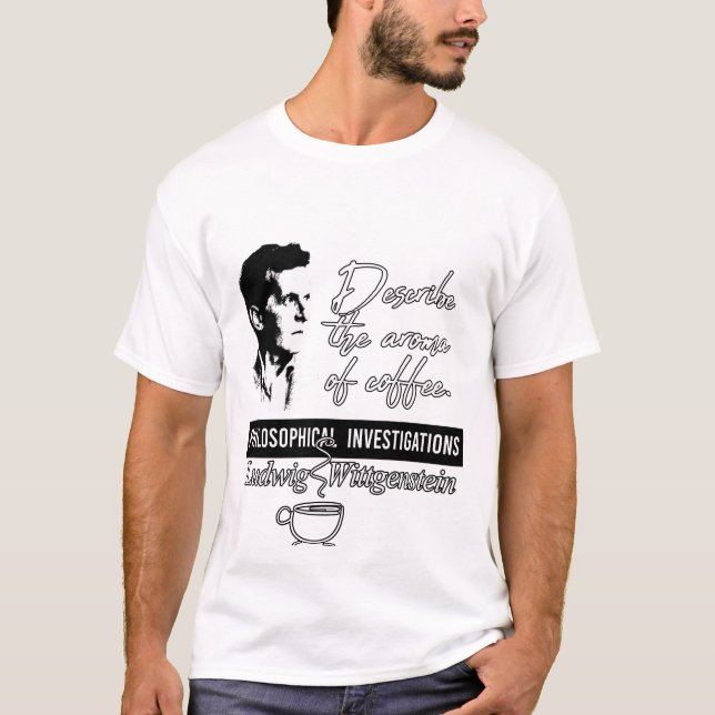 Ludwig Wittgenstein,Tractatus Logico-Philosophicus T-Shirt (Front)