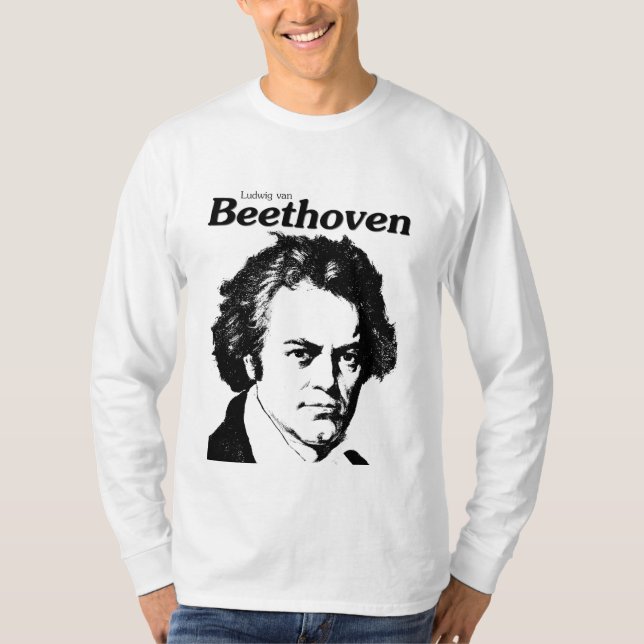 Ludwing van Beethoven monochromatic T-Shirt (Front)