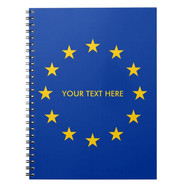 L'UE d'Union européenne marquent le carnet de (Devant)