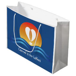 Luffers Sunset_heart-shaped sails_Carmel Large Gift Bag