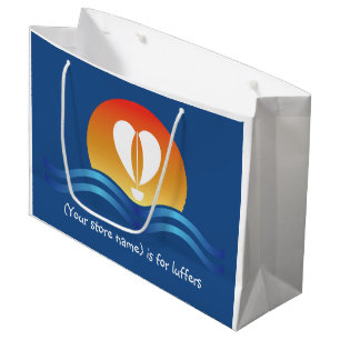 Luffers Sunset_heart-shaped sails_Personalized Large Gift Bag