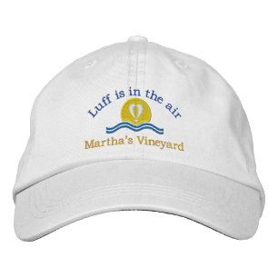Luffers Sunset_Luff in the air_Martha's Vineyard Embroidered Hat