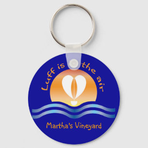 Luffers Sunset_Luff in the air_Martha's Vineyard Keychain