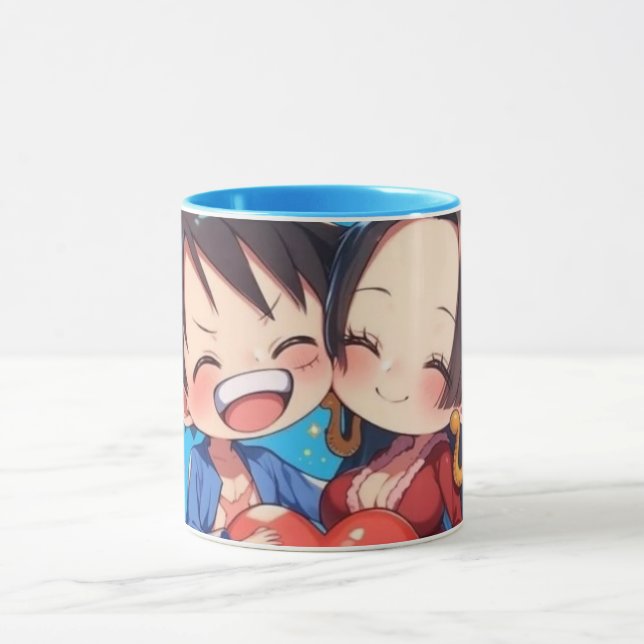 Luffy & Boa Hancock Anime Mug (Center)