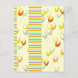 Luftballons Postcard