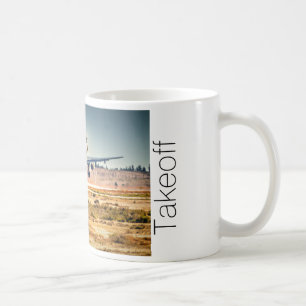 Lufthansa takeoff coffee mug