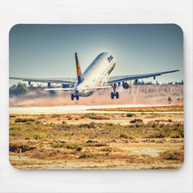 Lufthansa takeoff mouse pad (Front)