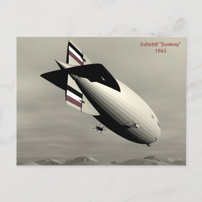 Luftschiff "Hamburg" Postcard (Front)