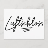 Luftschloss, German Word, Air Castles, Daydream