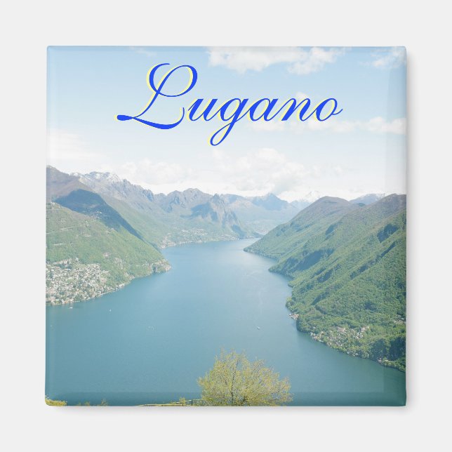 Lugano, Suisse Carré Magnet (Devant)