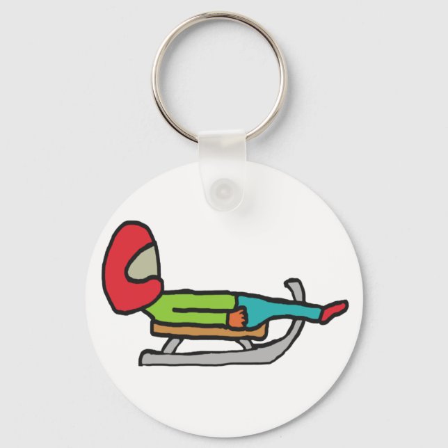 Luge Keychain (Front)