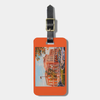 Luggage and purse tag with Lancaster Train Station