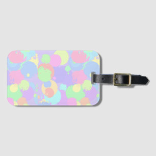 Luggage table pasteltin tag