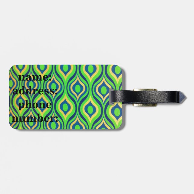 Luggage Tag (Back Horizontal)