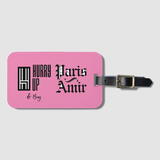 Luggage Tag (Front Horizontal)