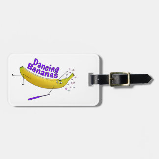 Luggage Tag - Dancing Bananas