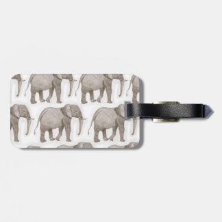 luggage tag, elephant tag