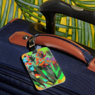 Luggage Tag flower bouquet