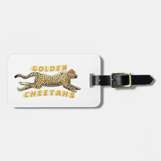 Luggage Tag - Golden Cheetahs