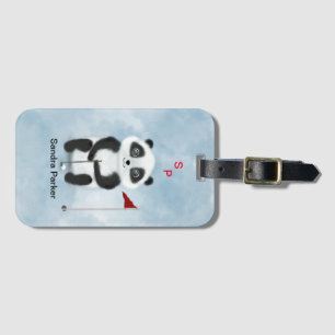 Luggage Tag Golf Panda