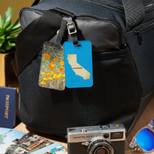 Luggage Tag - Map of California